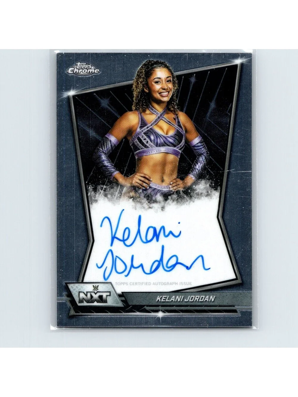 2026 Topps Chrome WWE Kelani Jordan #NXT-KEL NXT Autographs